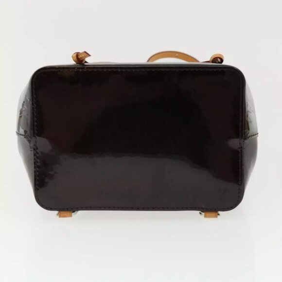 LOUIS VUITTON Monogram Vernis Hot spring Hand Bag Amarante - Picture 11 of 15